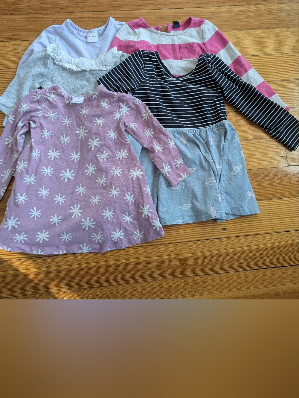Hanna, Crew Cut, Tea, GapGirls' Long Sleeve Dress Bundle